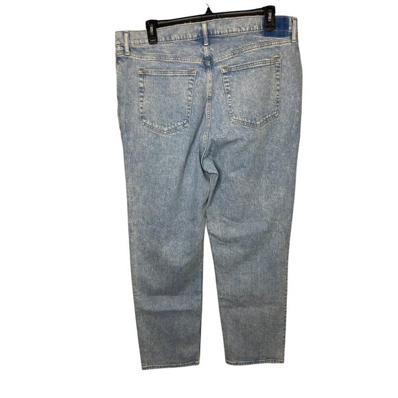 Abercrombie & Fitch 90s Straight Ultra High Rise Jeans Sz18R Crossover waist NWT - Picture 5 of 9